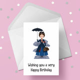 Mary Poppins Birthday Card 04