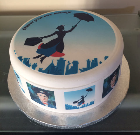 Mary Poppins Edible Icing Cake Topper 01