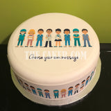 Medical Staff Edible Icing Cake Topper 01