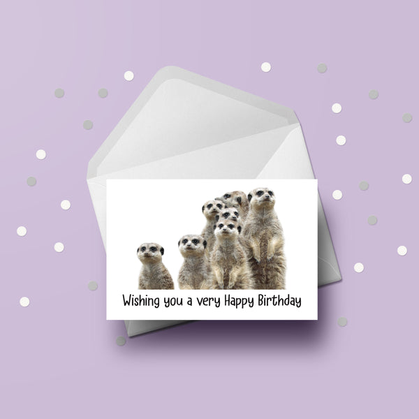 Meerkat Birthday Card 02