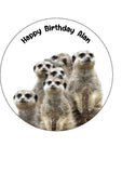 Meerkat Edible Icing Cake Topper 02