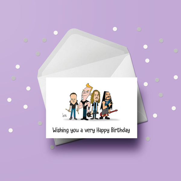Metallica 03 Birthday Card