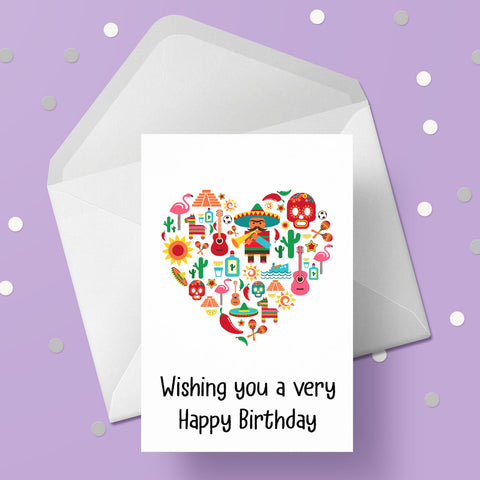 Mexico / Mexican Birthday Card