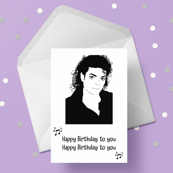 Michael Jackson Birthday Card 04