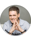 Michael Buble Edible Icing Cake Topper 01
