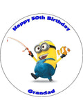 Fishing Edible Icing Cake Topper 05