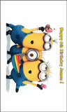 Minions Edible Icing Cake Topper 03 - Despicable Me