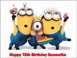 Minions Edible Icing Cake Topper 03 - Despicable Me