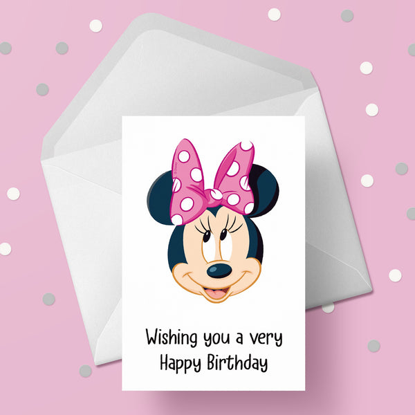 Minnie Mouse Birthday Card 02