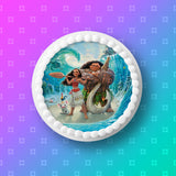 Moana Edible Icing Cake Topper 01