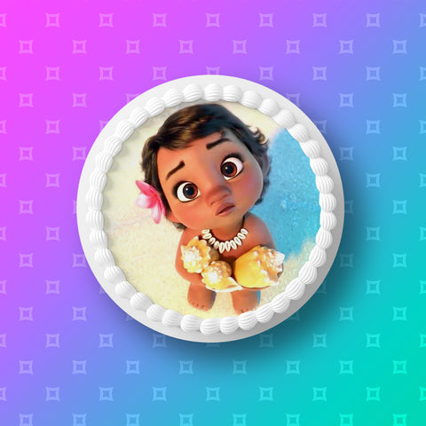 Moana Edible Icing Cake Topper 02