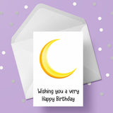 The Moon Birthday Card 02