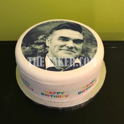 Morrissey 02 Edible Icing Cake Topper