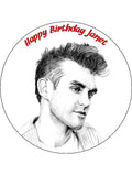 Morrissey Edible Icing Cake Topper 01