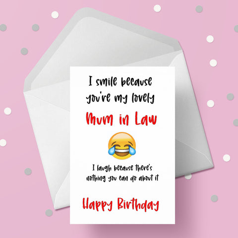 Birthday Card for Mum in Law 01