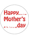 Mother's Day Edible Icing Cake Topper 02