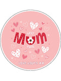 Mother's Day Edible Icing Cake Topper 05