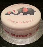 Mother's Day Edible Icing Cake Topper 08