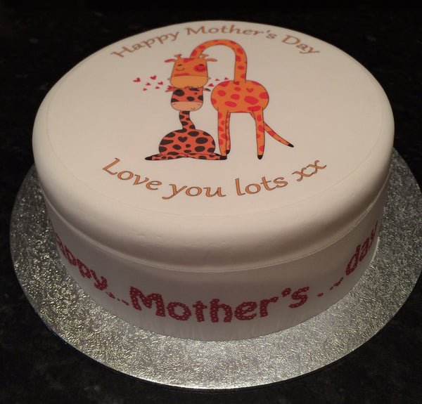 Mother's Day Edible Icing Cake Topper 09