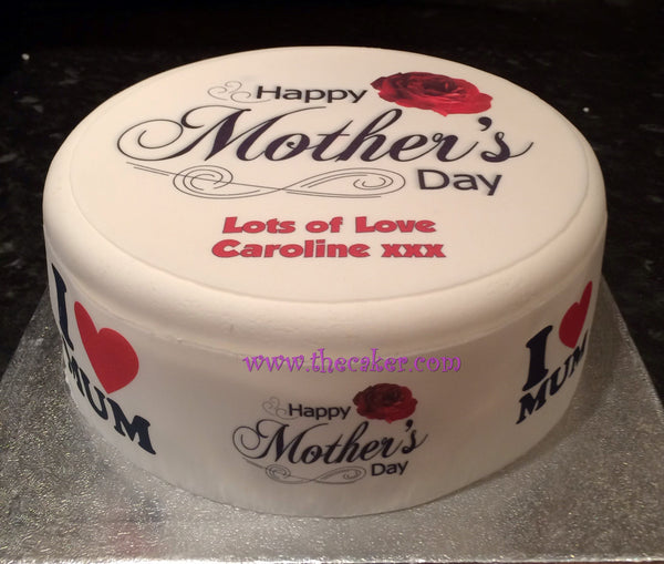 Mother's Day Edible Icing Cake Topper 01