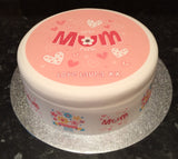 Mum Edible Icing Cake Topper 05