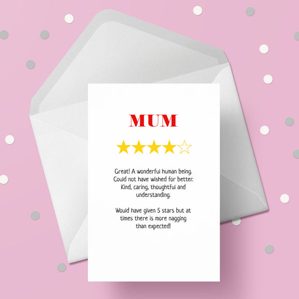 Mum Birthday Card 02 - Funny review