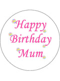 Any text, Any message Edible Icing Cake Topper or Ribbon