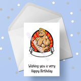 Bodybuilding Birthday Card 01 - Bodybuilder Card