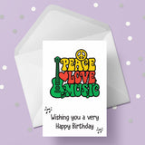 Music Theme Birthday Card 03 - Love Music