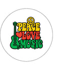 Music Theme Edible Icing Cake Topper 03 - Love Music