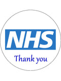NHS Logo Edible Icing Cake Topper