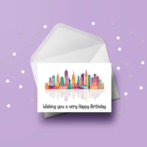 New York 06 Birthday Card
