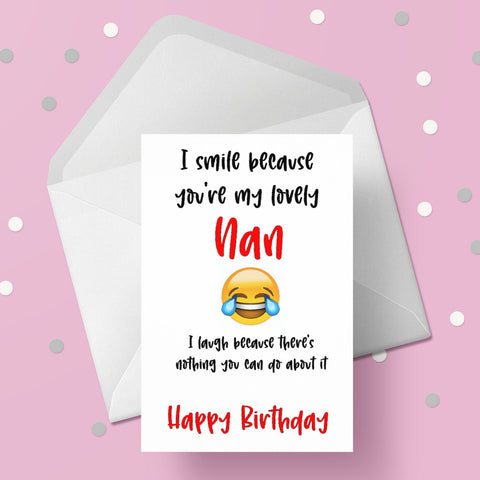 Birthday Card for Nan 03