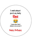 Nan Edible Icing Cake Topper