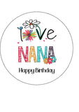 Nana Edible Icing Cake Topper 03