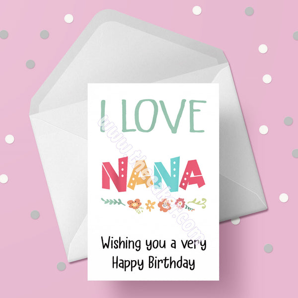 Nana Birthday Card 02