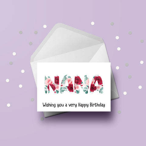Birthday Card for Nana 01