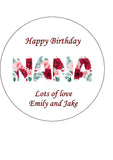 Nana Edible Icing Cake Topper 01