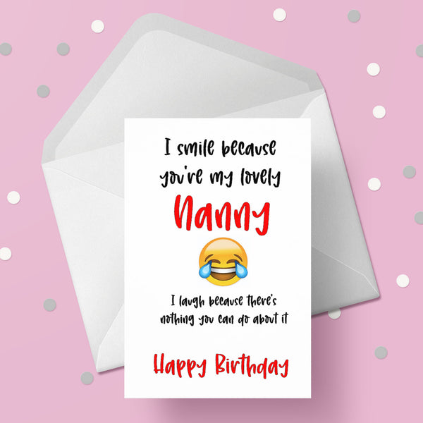 Nanny Birthday Card