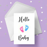 New Baby Card 22 - Hello Baby