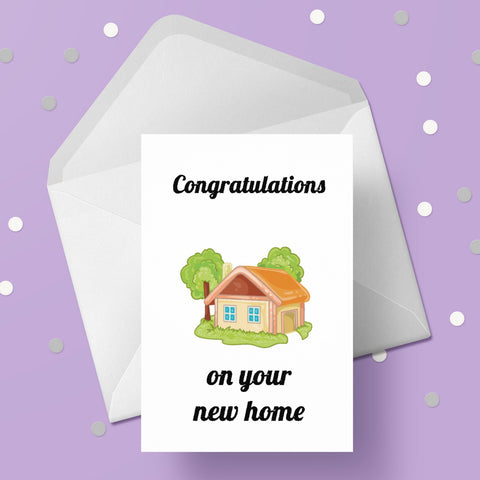 New Home Moving House Card 01