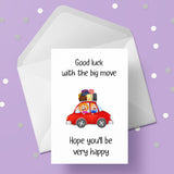 New Home Moving House Card 07 - The big move
