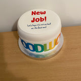 New Job Edible Icing Cake Topper 05