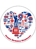 New York Edible Icing Cake Topper 05