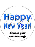 Happy New Year Edible Icing Cake Topper 02