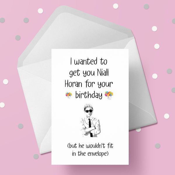 Niall Horan Funny Birthday Card