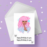 Nicki Minaj Birthday Card 01
