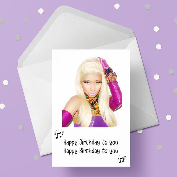 Nicki Minaj Birthday Card 02