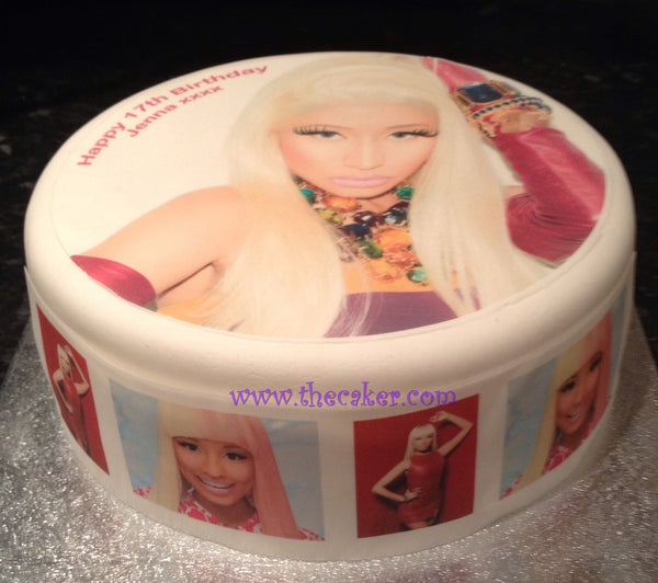 Nicki Minaj Edible Icing Cake Topper 02