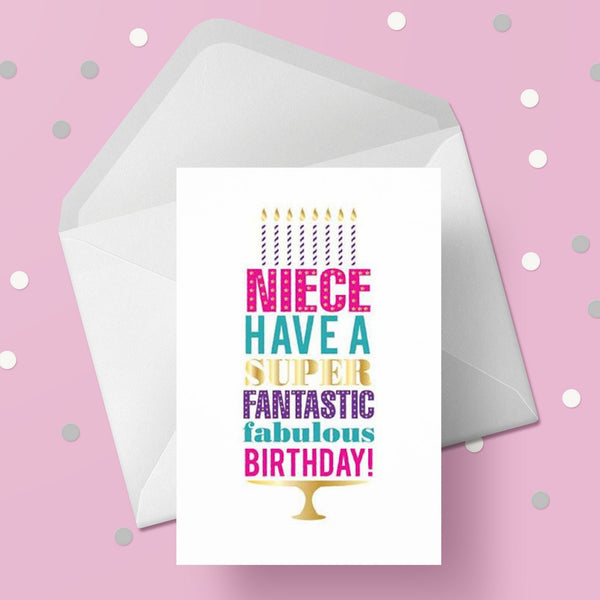 Niece Birthday Card 01